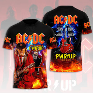 AC/DC World Tour 2026 3D Apparel - HOATT20098