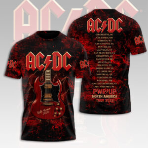 AC/DC World Tour 2026 3D Apparel - HOATT20123