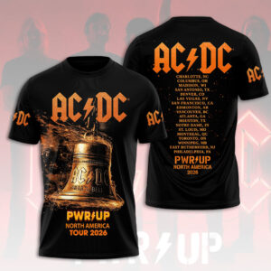AC/DC World Tour 2026 3D Apparel - HOATT20176