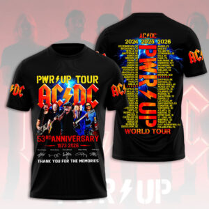 AC/DC World Tour 2026 3D Apparel - HOATT20278
