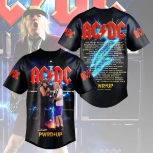 AC/DC World Tour 2026 Baseball Jersey - HOATT20387