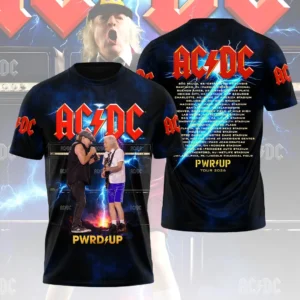 AC/DC World Tour 2026 3D Apparel - HOATT20336