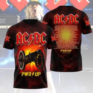AC/DC World Tour 2026 3D Apparel - HOATT20339