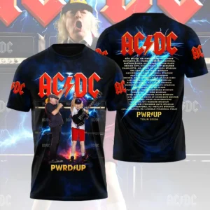 AC/DC World Tour 2026 3D Apparel - HOATT20378
