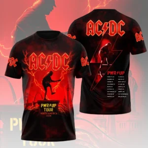 AC/DC World Tour 2026 3D Apparel - HOATT20337