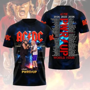 AC/DC World Tour 2026 3D Apparel - HOATT20379