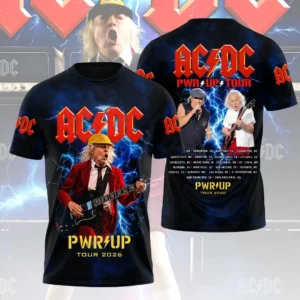 AC/DC World Tour 2026 3D Apparel - HOATT20410