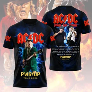 AC/DC World Tour 2026 3D Apparel - HOATT20415
