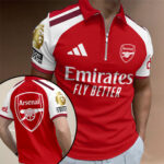 Arsenal FC Premier League 26/27 Zip Polo Shirt – TANTN24714