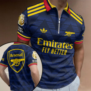 Arsenal FC Premier League 26/27 Zip Polo Shirt - TANTN24716