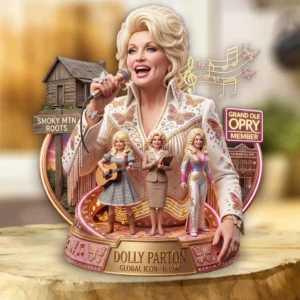 Dolly Parton Custom Shape Acrylic Plaque - TMTHU8872