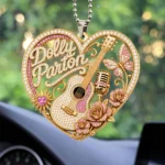 Dolly Parton Custom Shape 2-sided Acrylic Car Ornament – TANTN25200