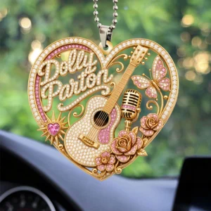 Dolly Parton Custom Shape 2-sided Acrylic Car Ornament - TANTN25200