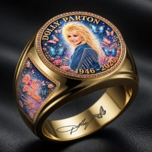 Dolly Parton 3D Engraved Ring - HOATT20728