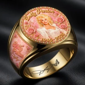 Dolly Parton 3D Engraved Ring - HOATT20729