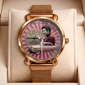 Elvis Presley Mesh Strap Quartz Watch - TMTHU8043