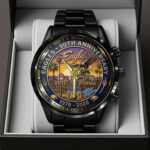Eagles 50th Anniversary Black Stainless Steel Watch – TANTN24794