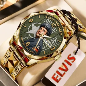 Elvis Presley Alloy Luxury Quartz Watch - TMTHU8615