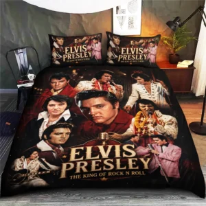 Elvis Presley 3-Piece Duvet Bedding Set - TMTHU8731