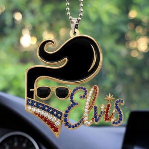 Elvis Presley Custom shape 2-sided Acrylic Car Ornament - TANTN24728