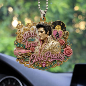 Elvis Presley Custom shape 2-sided Acrylic Car Ornament - TANTN24730