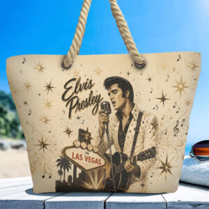 Elvis Presley Hemp Rope Tote Bag - TANTN24723