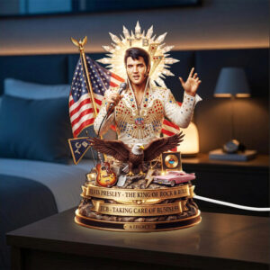 Elvis Presley Custom Shape Acrylic Light Box - TMTHU8139