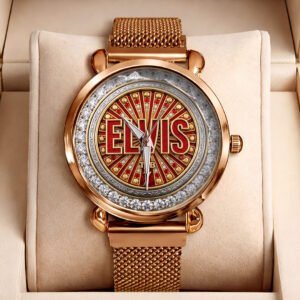 Elvis Presley Mesh Strap Quartz Watch - TMTHU8103