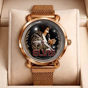 Elvis Presley Mesh Strap Quartz Watch - TMTHU8114