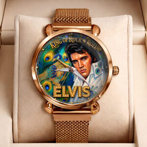 Elvis Presley Mesh Strap Quartz Watch - TMTHU8120