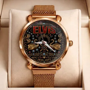 Elvis Presley Mesh Strap Quartz Watch - TMTHU8538
