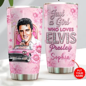 Personalized Elvis Presley Tumbler Cup - HOATT20689