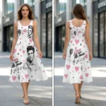 Elvis Presley Sleeveless Knee-Length Dress – HOATT20577