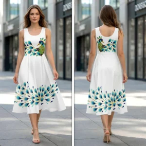 Elvis Presley Sleeveless Knee-Length Dress - HOATT20596