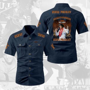 Elvis Presley 2D Short Sleeve Mechanic Shirt - HOATT20170