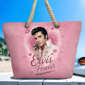 Elvis Presley Hemp Rope Tote Bag - TANTN24727