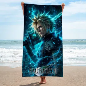 Final Fantasy VII Rectangle Beach Towel - TMTHU7980