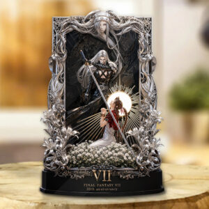 Final Fantasy VII 30th Anniversary Custom Shape Acrylic Plaque - GNE8004