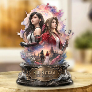 Final Fantasy VII 30th Anniversary Custom Shape Acrylic Plaque - GNE8008