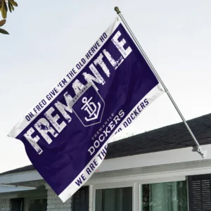 Fremantle Dockers 3D Double-side House Flag - TANTN24921