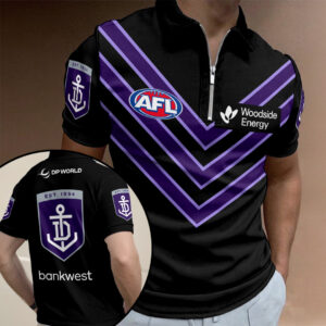 Fremantle Dockers Zip Polo Shirt - TANTN24903