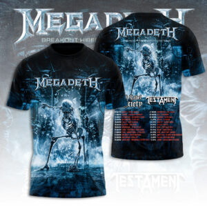 Megadeth 2027 European Tour 3D Apparel - GNE8032