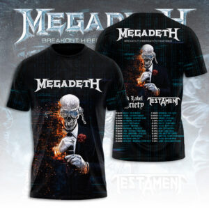 Megadeth 2027 European Tour 3D Apparel - GNE8035
