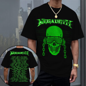 Megadeth 2027 European Tour 3D Apparel - GNE8036