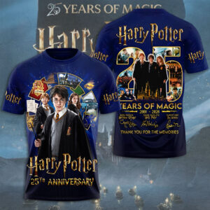Harry Potter 25th Anniversary 3D Apparel - TMTHU8555