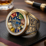 Harry Potter 25th Anniversary 3D Engraved Ring – TMTHU8565