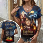 Harry Potter 25th Anniversary 3D Women’s V-Neck T-Shirt – HOATT20249