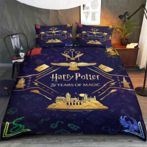 Harry Potter 25th Anniversary 3-Piece Duvet Bedding Set - TMTHU8540