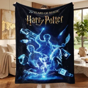 Harry Potter 25th Anniversary Fleece Blanket - TMTHU8642
