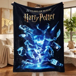 Harry Potter 25th Anniversary Fleece Blanket - TMTHU8643
